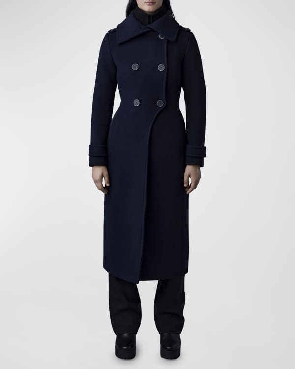 Alaia Women's Openwork Pea Coat