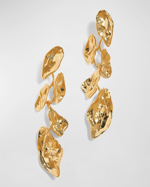 Orla Post Earrings in Golden Mist