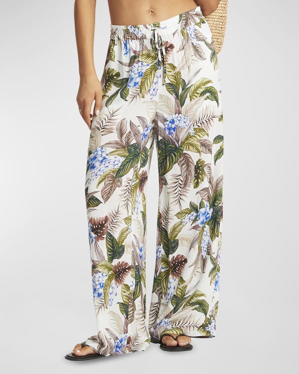 Beach Gauze Wide Leg Pant