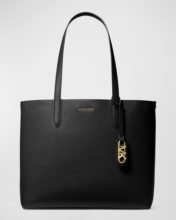 Michael Kors Westley tote bag in black grained leather