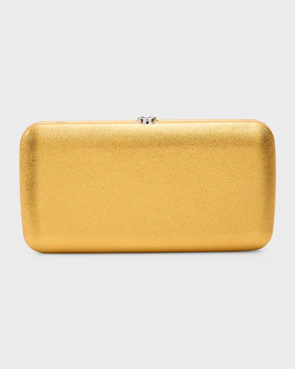 Extra Pocket Pouch L19 in Ostrich Leather Light Travertine