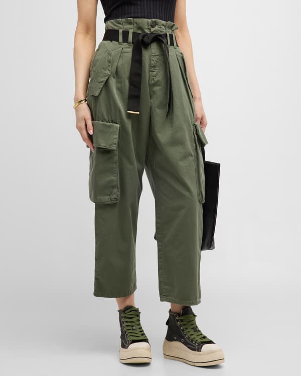 Xirena Draper Tapered Cotton Ankle Pants