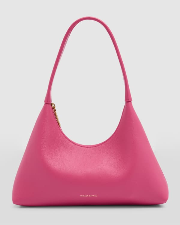 Outfit ideas - How to wear Mansur Gavriel Mini Mini pink-lined leather bucket  bag - WEAR