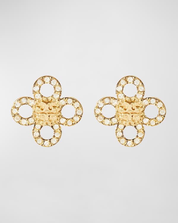 Tory Burch Kira Crystal Stud Earrings | Neiman Marcus