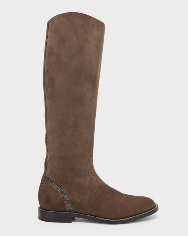 Gianvito Rossi 60mm Double Sole Suede Knee Boots Neiman Marcus