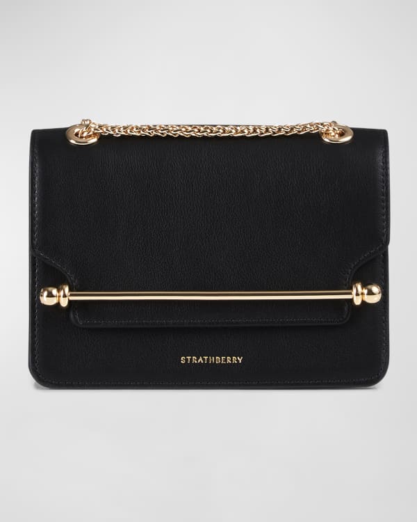 STRATHBERRY Ace Mini Flap Leather Crossbody Bag | Neiman Marcus
