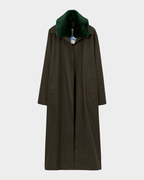Burberry baughton quilted coat sale