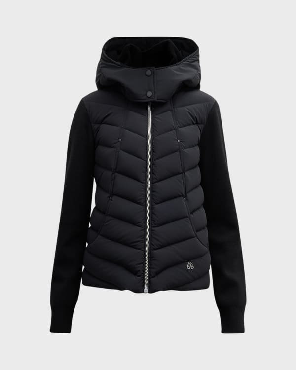 ELS Hooded Puffer Jacket - Powder - Newport News