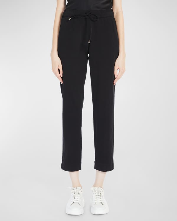 Eileen Fisher Organic Cotton Terry Cropped Pants | Neiman Marcus