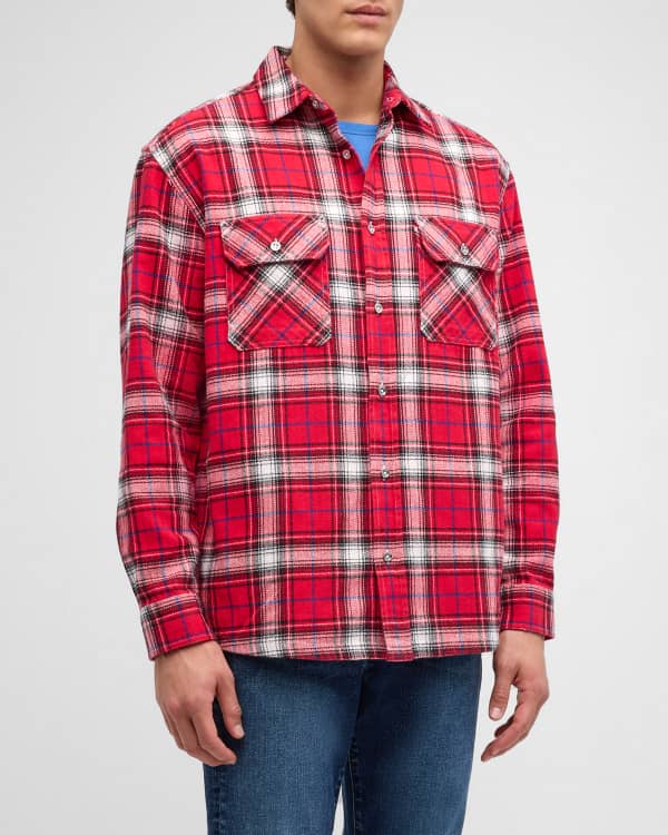 Off white discount plaid flannel