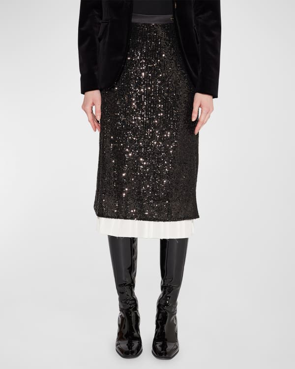 Casey sequin top pencil skirt