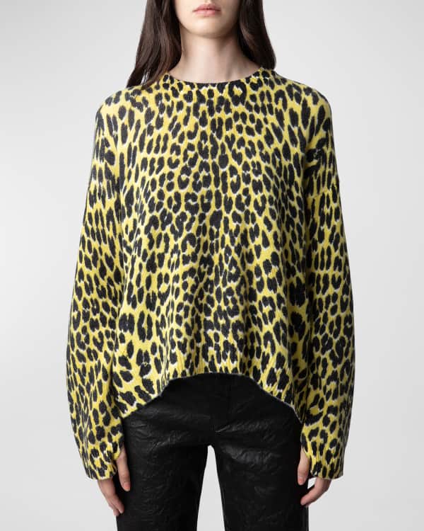 Autumn cashmere leopard sweater online