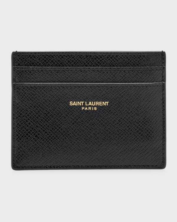 cassandre card case in crocodile-embossed shiny leather