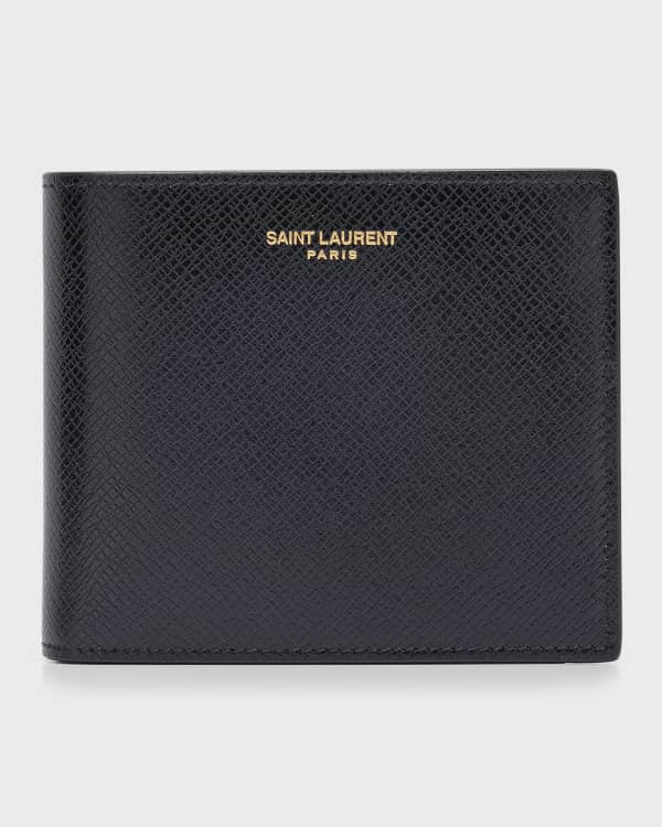 Saint Laurent Men's Tiny Cassandre Bill Clip Wallet