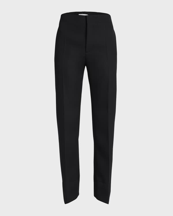 Valentino high-waisted straight-leg trousers - Black