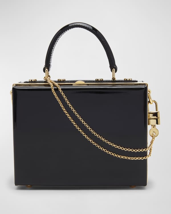 Dolce&Gabbana Sicily Small Embellished Chain Top-Handle Bag | Neiman Marcus