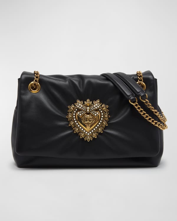 Dolce & Gabbana Medium Devotion Quilted nappa-leather Shoulder Bag -  Farfetch