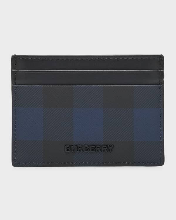 Burberry Men's Chase London Check Card Case