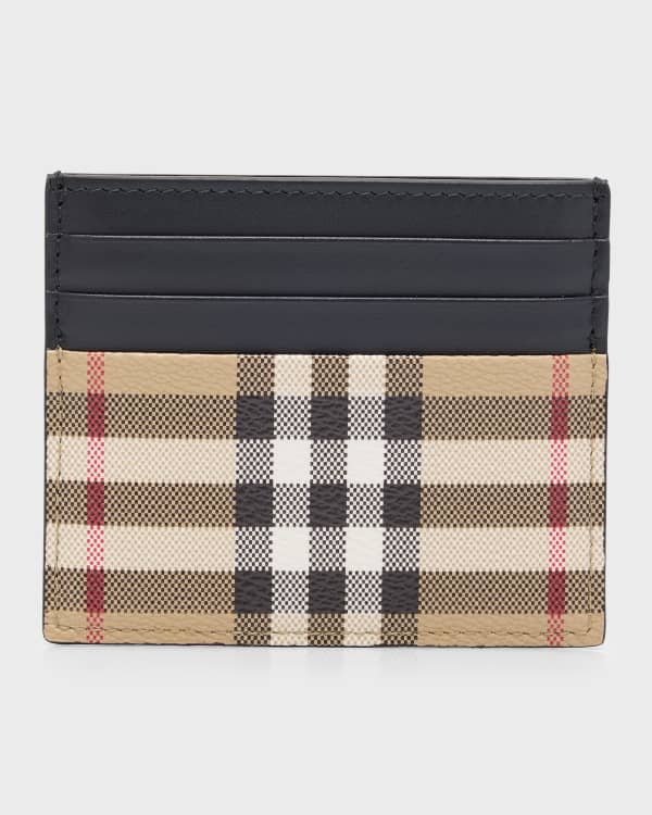 Burberry monogram leather card case clearance
