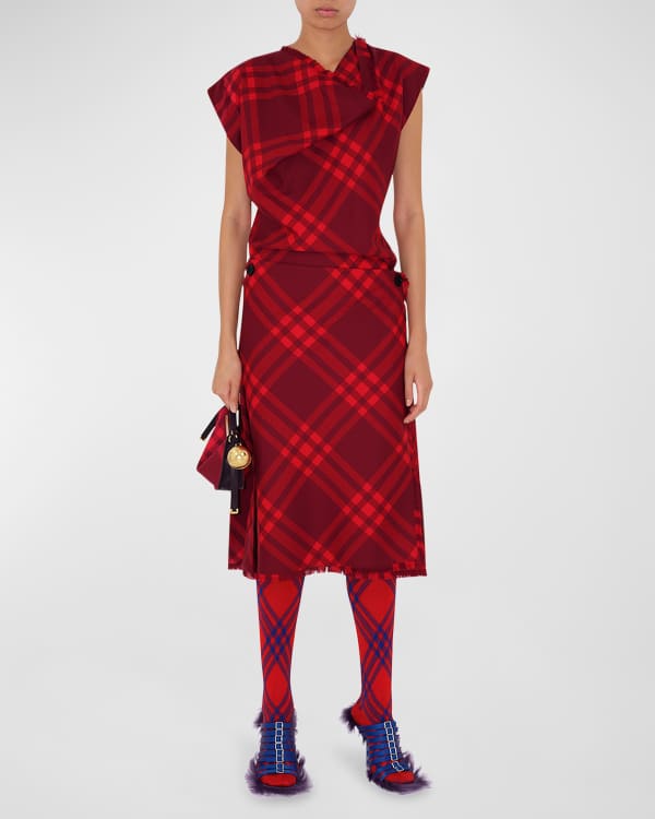 Burberry fringe dress top