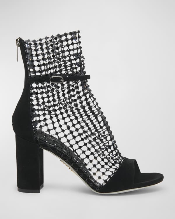 Rene caovilla mesh strass on sale caged sandal