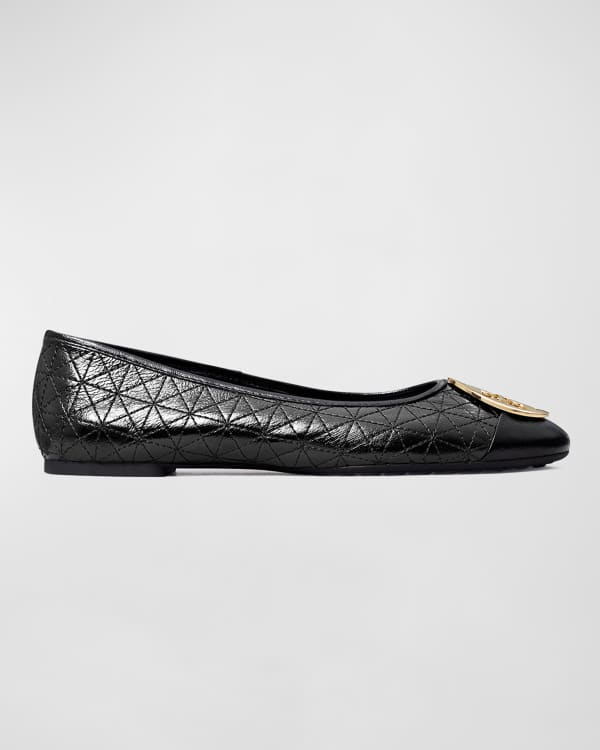 Tory Burch Viola Satin Bow Ballet Flat Neiman Marcus