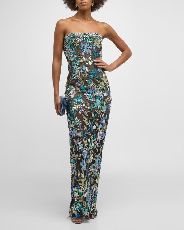 Estee Velvet Floral Maxi Dress