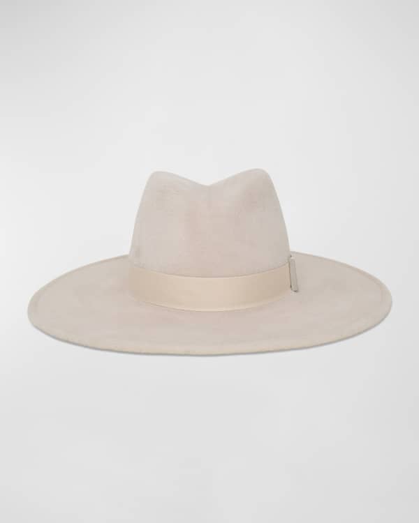 Valentino Garavani Large Brim Hat W/ Pheasant Feathers