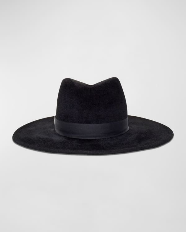 Saint Laurent Felt Fedora Hat | Neiman Marcus