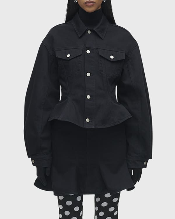 Elie tahari denim store jacket