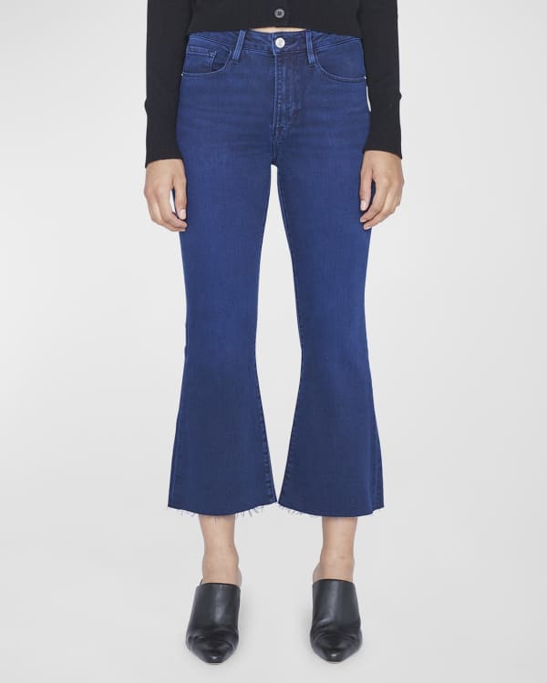 FRAME Le One Crop Mini Boot Jeans | Neiman Marcus