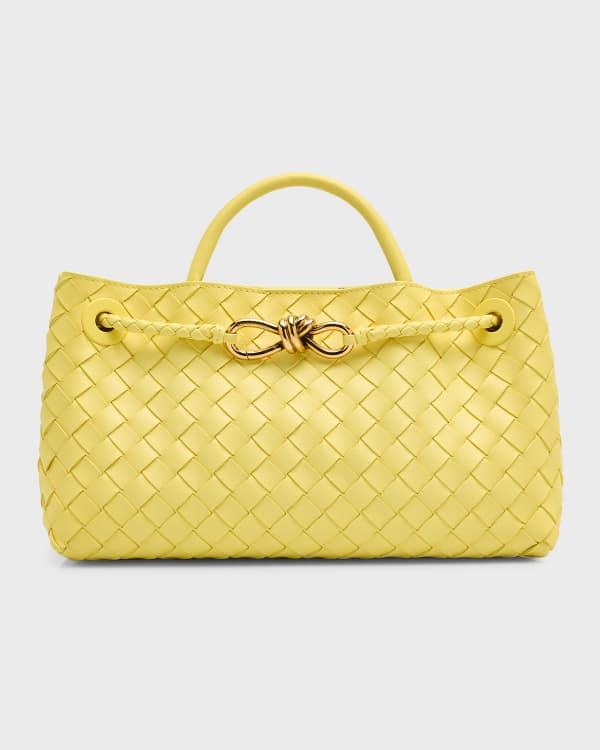 ハンドバッグ BOTTEGA VENETA PASTEL YELLOW LEATHER CABAT HANDBAG Bottega Veneta Hobo / Jodie Medium Matte Soft Crocodile