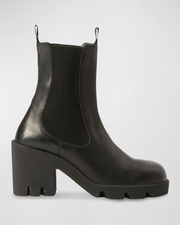 Burberry Zane Vintage Check Harness Rain Boots Neiman Marcus