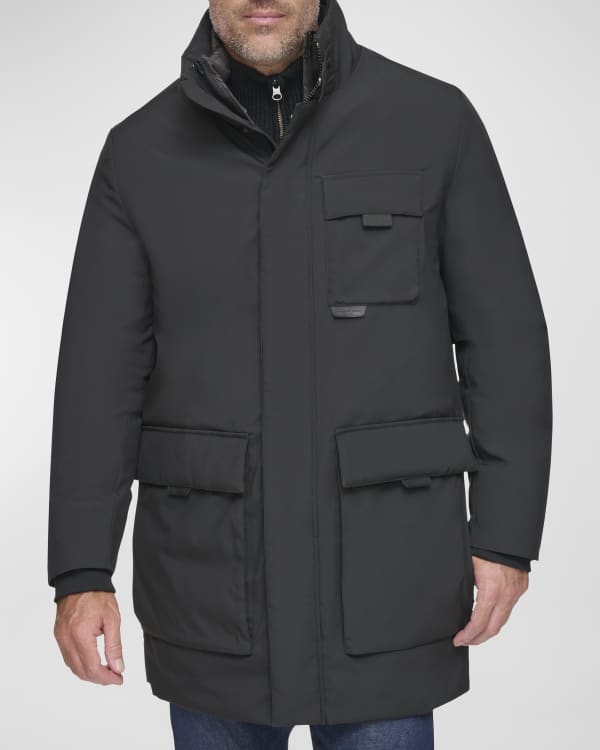 Andrew Marc McKenna Lightweight Down Filled Parka w Detachable