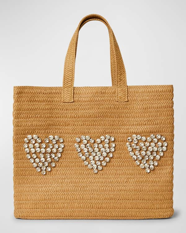 Tory Burch Ella Crochet Tote Bag in Natural