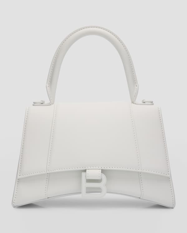 Balenciaga Hourglass Small Croc-Embossed Top-Handle Bag | Neiman Marcus