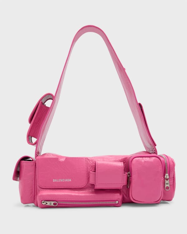 Balenciaga Le Cagole XS Sling Bag Metallized With