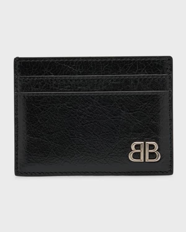 TOM FORD Men's T-Line Grained Leather Card Holder | Neiman Marcus