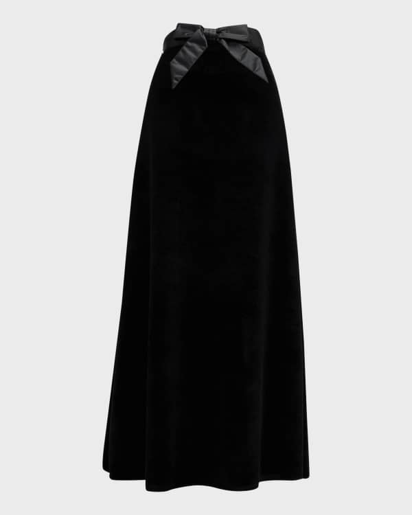 THE ROW Millie Large Pocket Maxi Wrap Skirt | Neiman Marcus