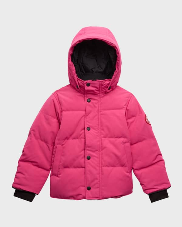 Canada Goose Kid's Snow Owl Parka w/ Removable Fur Trim, Size 2T-7 ...