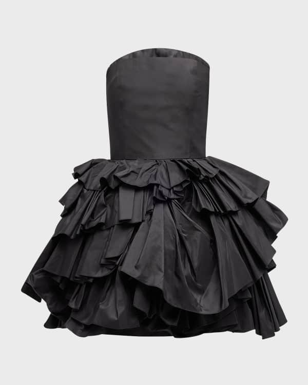 Embellished taffeta gown in black - Alaia