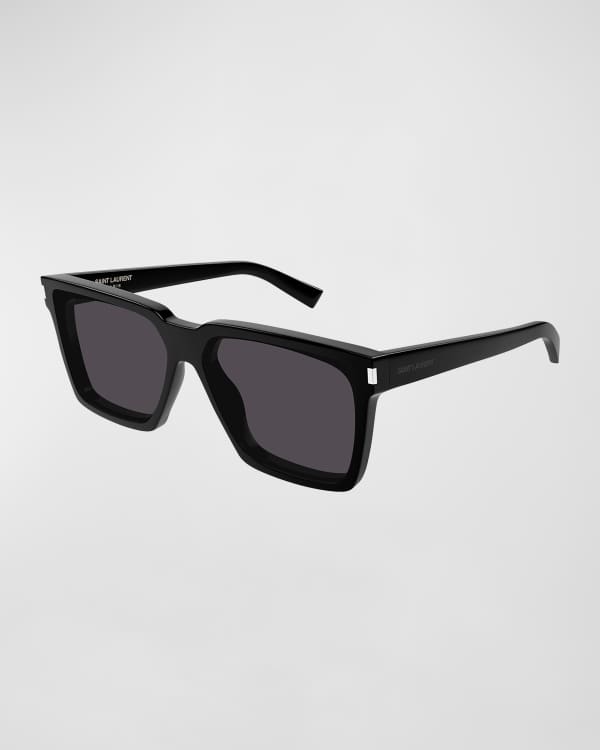 Bershka square sunglasses in grey marble