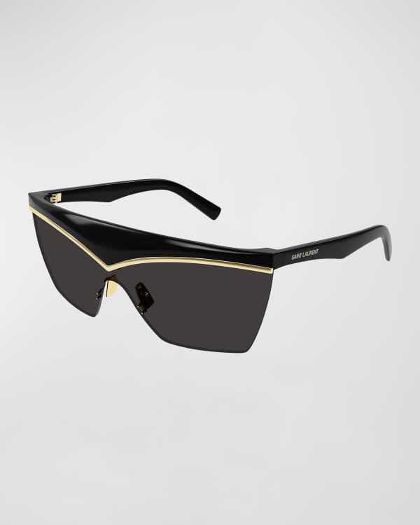 Saint Laurent® Sunglasses With Massive Logo in 2023