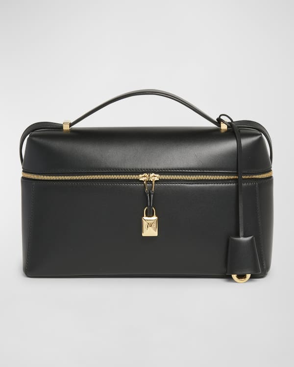 Loro Piana Leather Crossbody Bag | Neiman Marcus