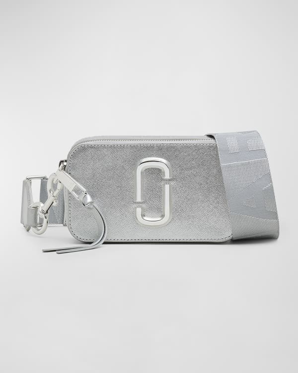 Marc Jacobs Taupe Logo Strap Snapshot Camera Bag at FORZIERI