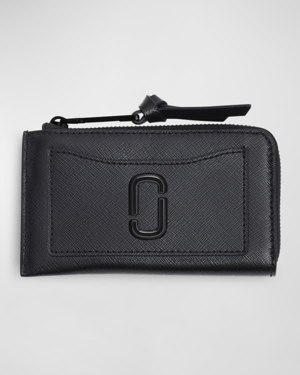 Marc Jacobs The Slim 84 Croc-Embossed Top Zip Wristlet Wallet: Handbags