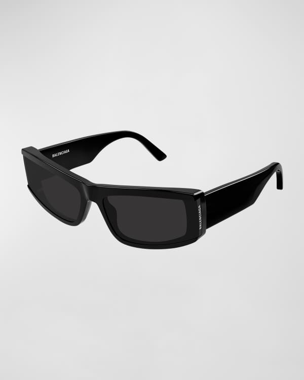 Balenciaga Men s Ski Style Acetate Sunglasses Neiman Marcus