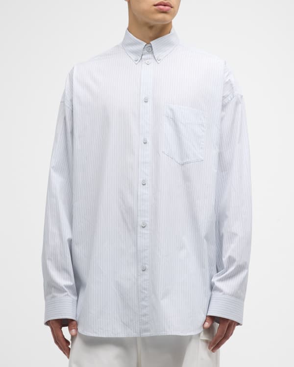 Balenciaga Men's Top League Long Sleeve T Shirt Oversized