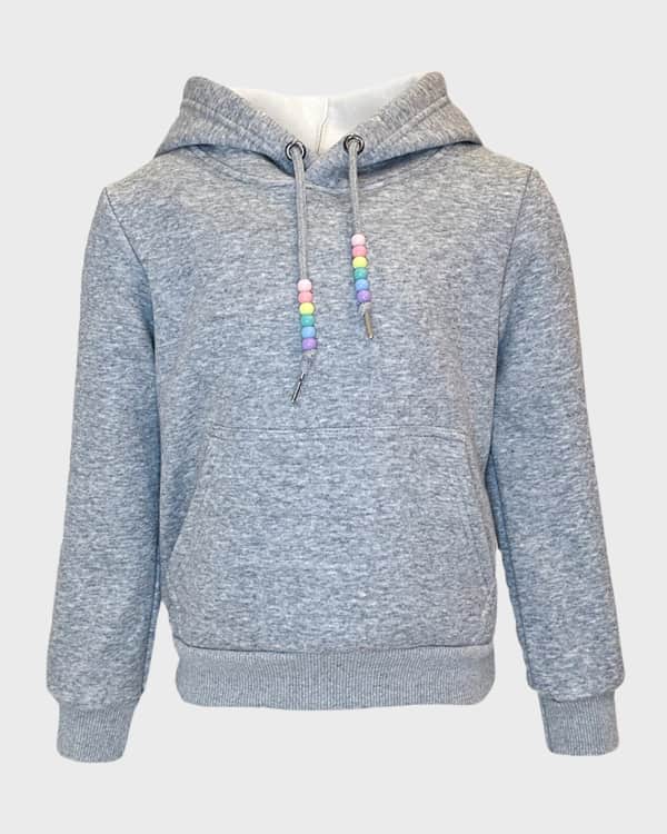 Burberry Girl s Timmy Cotton Blend EKD Hoodie Size 3 14 Neiman Marcus