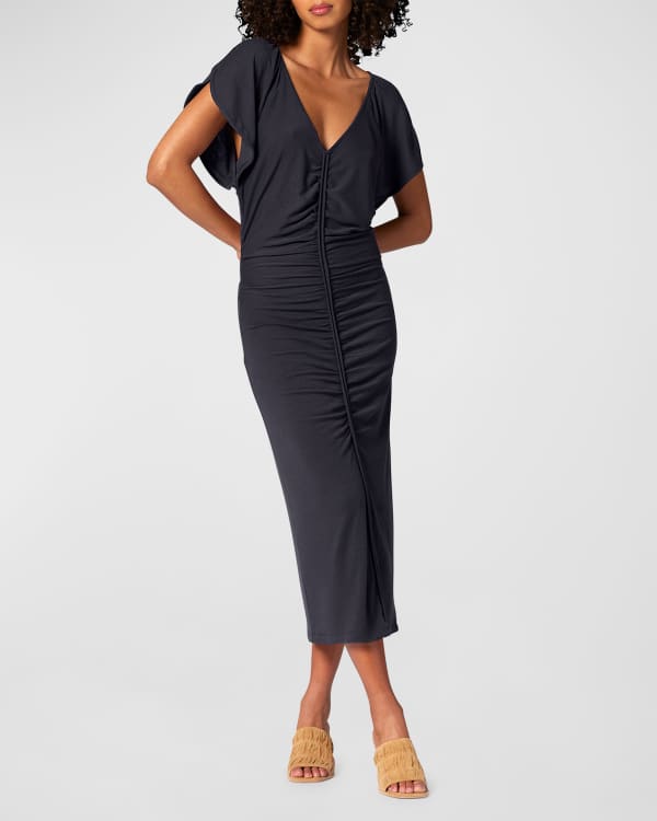 Bailey 44 hot sale ruched jersey dress
